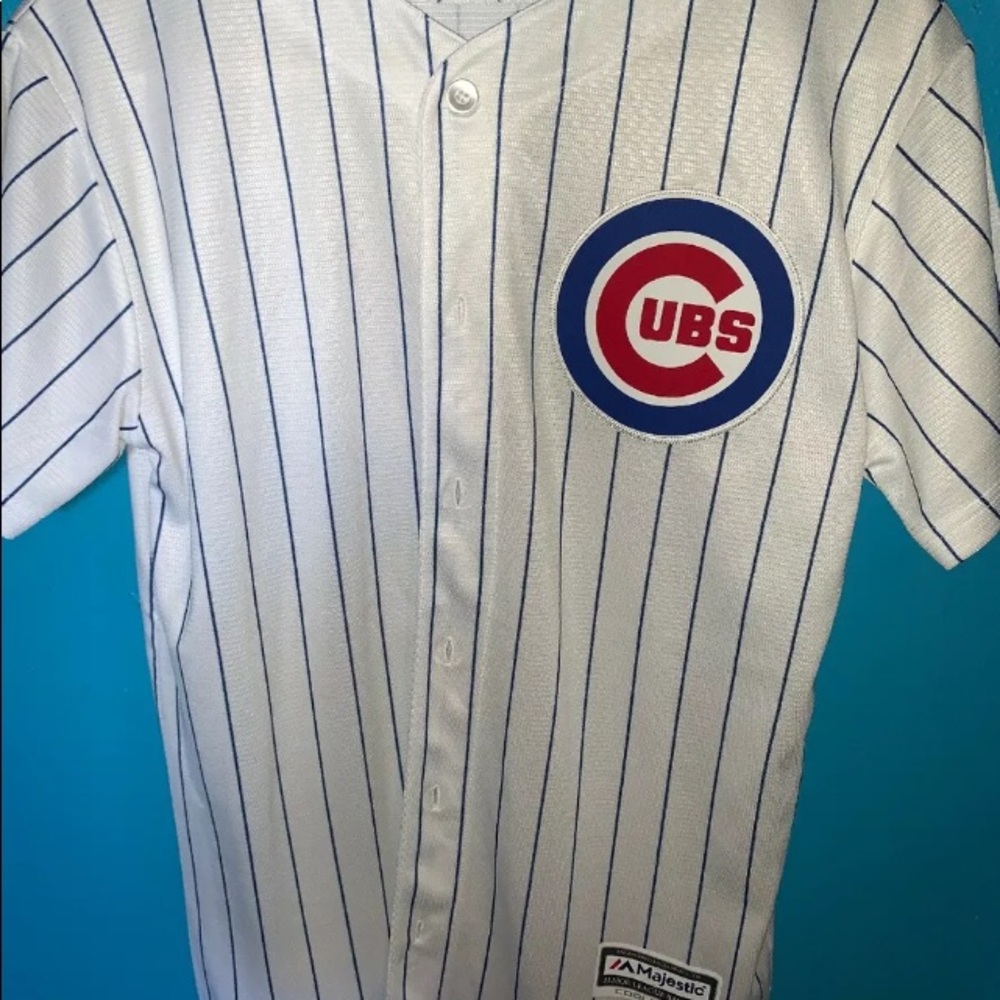 Authentic Cubs baseball jersey Youth Large